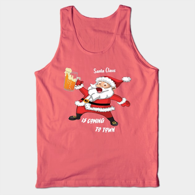 Santa Claus is Coming to Town Tank Top by wirefox